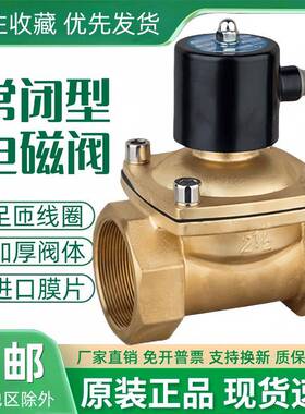 常闭电磁阀水阀气阀TXPC 2W650-65 AC220V DC24V控制阀DN65开关阀