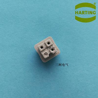 09200032711 浩亭HARTING哈丁4针4芯母插芯重载连接器航空插头