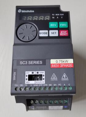 士林变频器SC3-043-0.75K三相380V电机调速器021-1.5K单相220v3.7