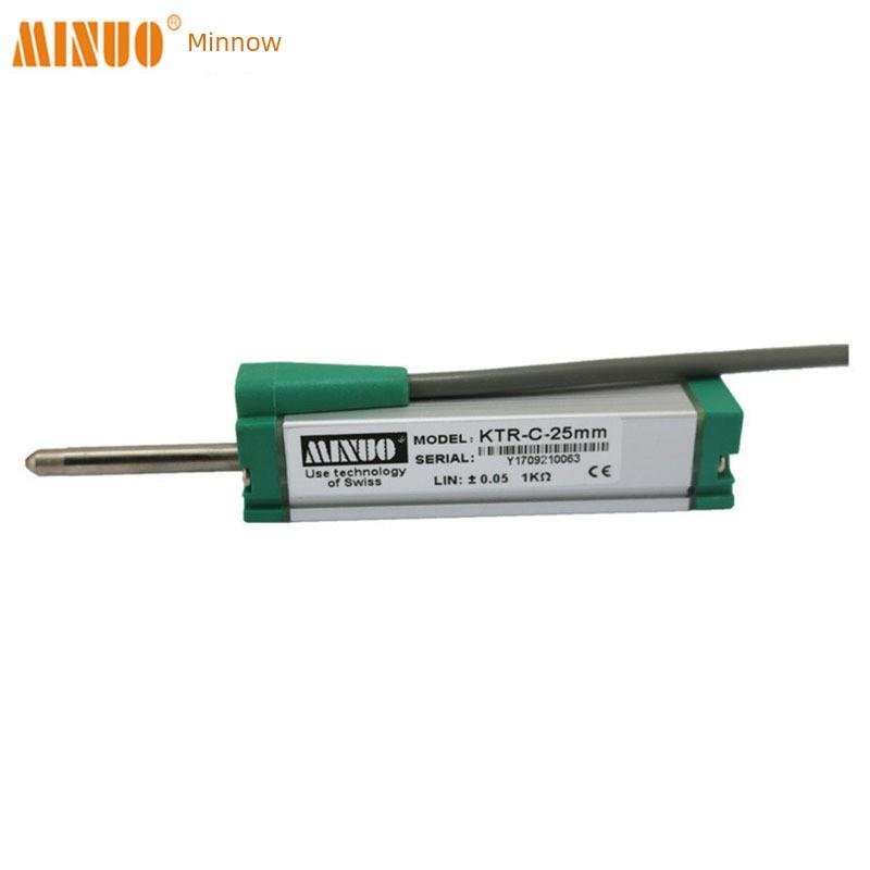 米诺Ktr-C-10 25 50 75 100 125 150毫米内置弹簧自覆位数字尺