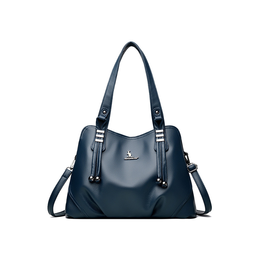 2026新款时尚大气妈妈包斜挎包大容量百搭单肩包大包真皮女包