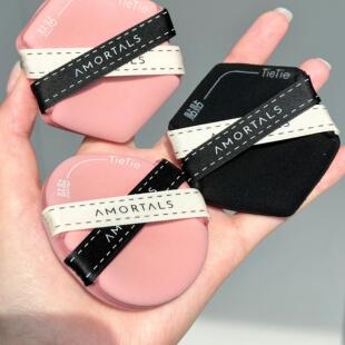 尔木萄贴贴双面气垫粉扑干湿两用双绷带不吃粉底液遮瑕服帖定妆