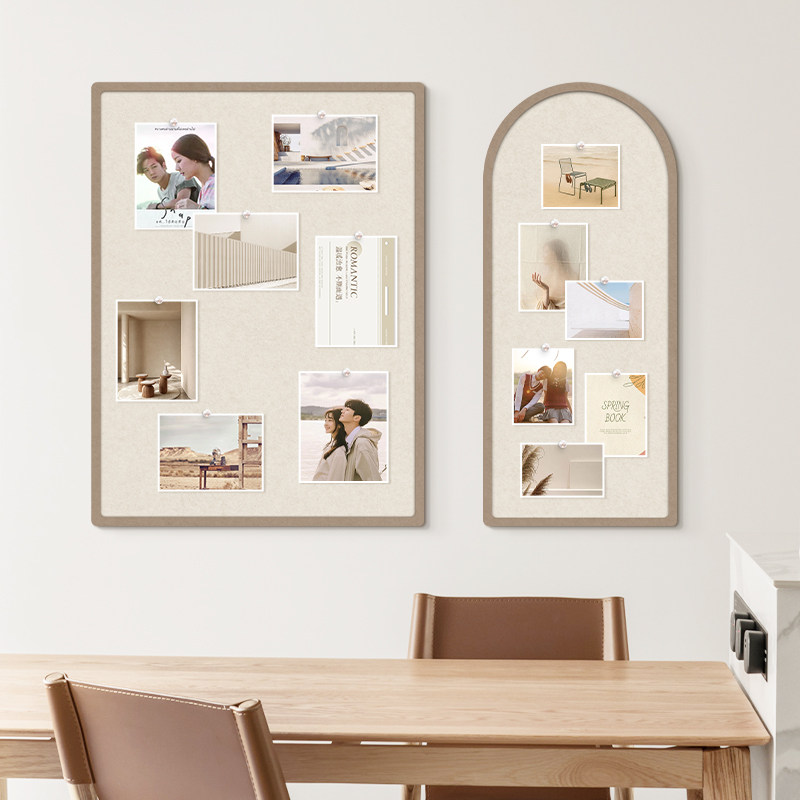 格里旺毛毡板照片墙背景板留言板便利贴墙板墙面装饰拍立得照片展示板