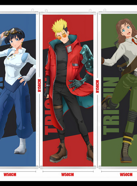 枪神TRIGUN 史坦毕特 斯菲 伍夫伍德汤普森 挂画海报壁画谷子周边