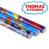 托马斯小火车生日礼物包装 3色彩条6张装 纸圣诞礼物礼品包装 纸