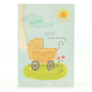 Hallmark贺曼贺卡日常卡婴儿祝贺卡 新生儿祝福卡片1张装13BC7110