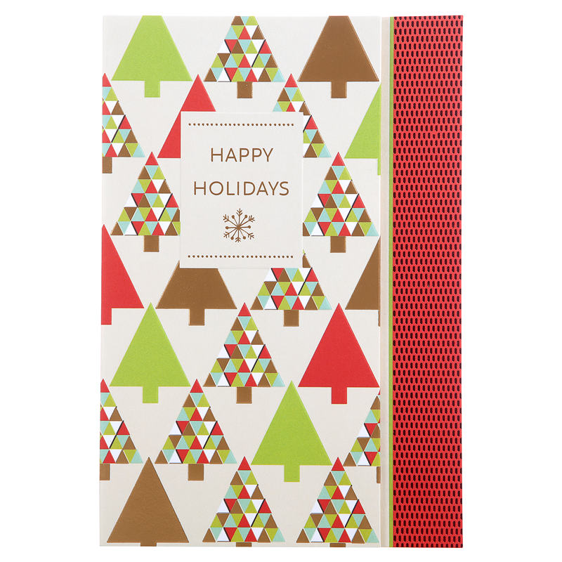 Hallmark贺曼贺卡贺卡 圣诞节祝福礼物卡片1张装 9XMS6907