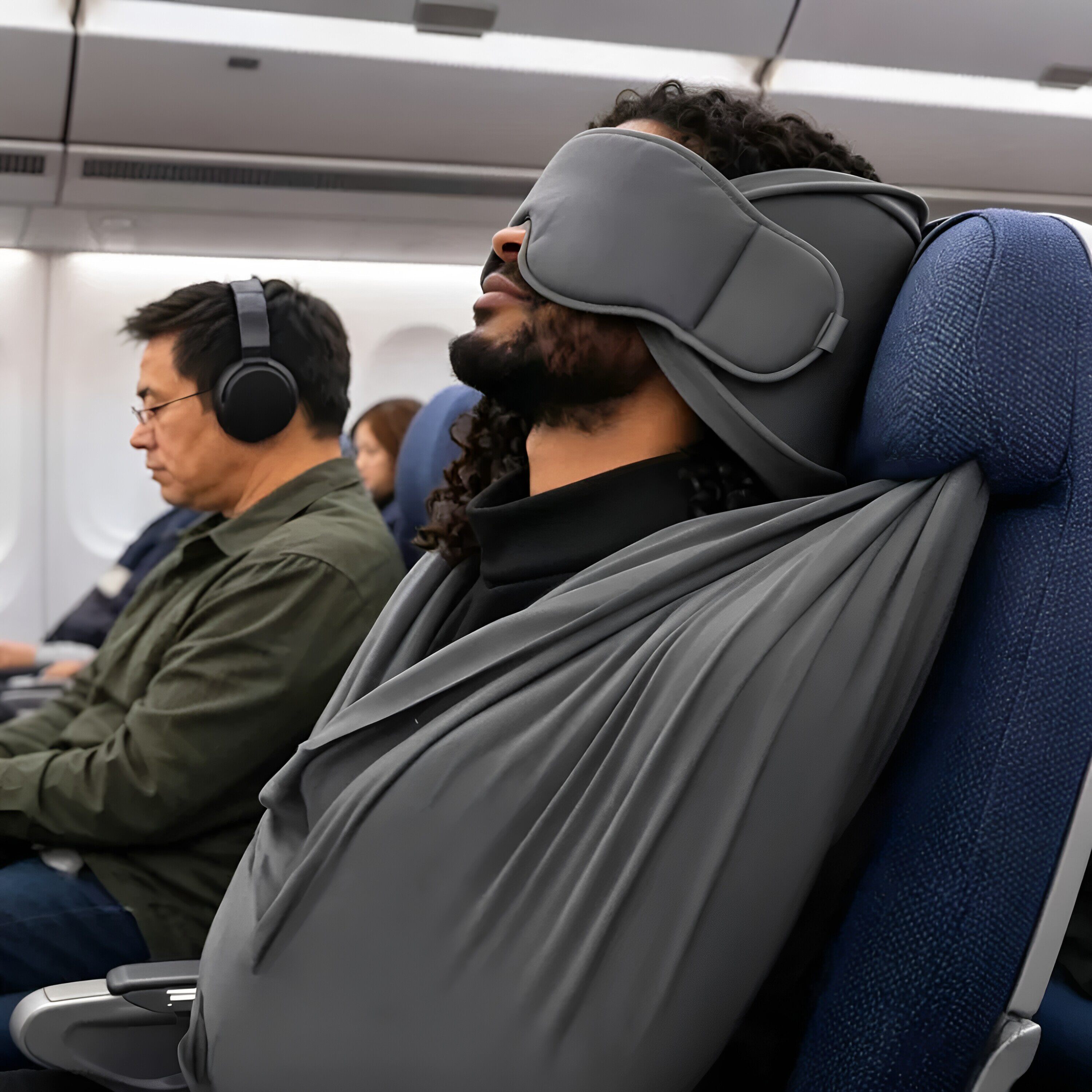 3d旅行睡眠眼罩一体式飞