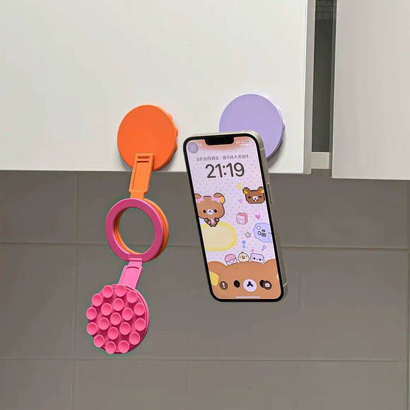 二合一吸盘磁吸手机支架2