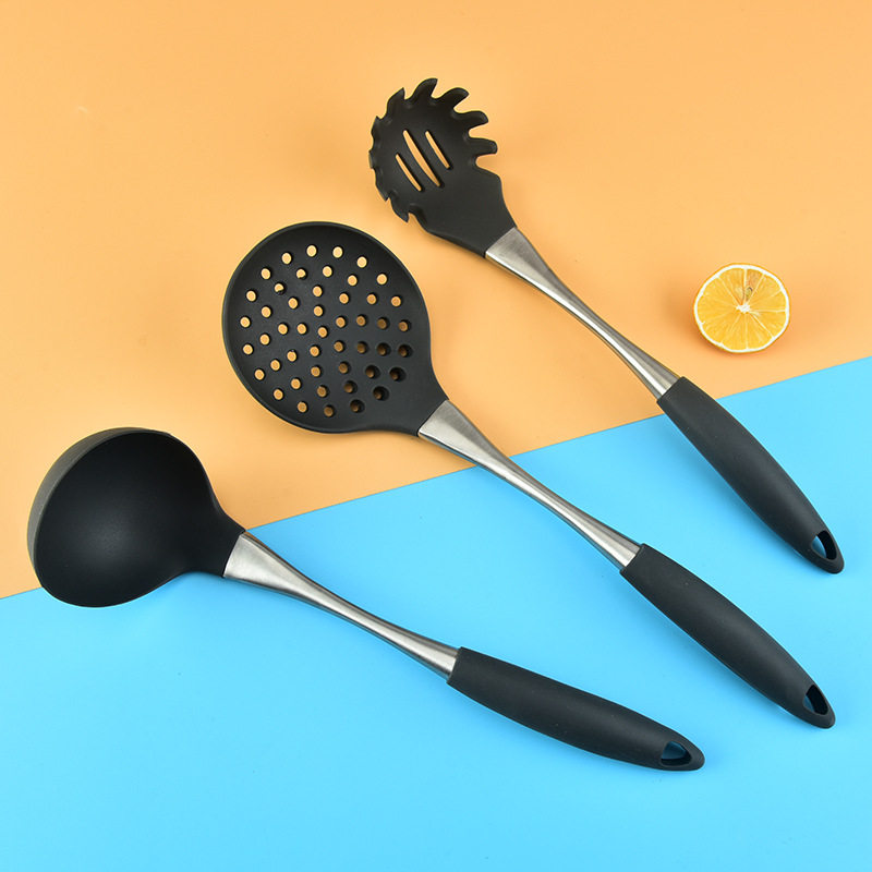 硅胶厨具8件套装漏漏勺炊具烹饪不粘锅跨境铲烘焙工具铲沙拉搅拌,厨房/烹饪用具,全套勺铲,淘宝优惠券,粉丝福利购,淘宝优惠卷