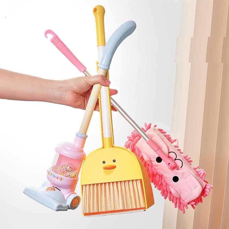 儿童扫地笤帚套装扫把簸箕套装宝宝玩具过家家小孩扫地笤帚扫