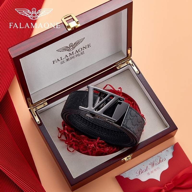 falamaone皮带男真皮牛皮男士腰带裤带生日情人节礼物送男友老公