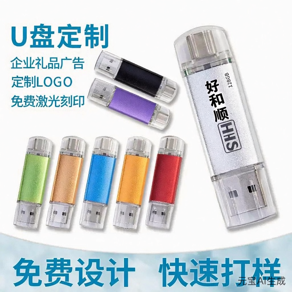 type-c手机u盘双接口优盘64g定制