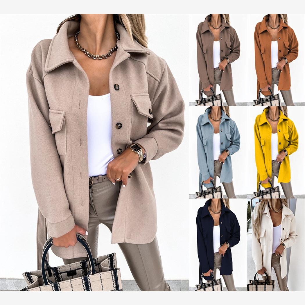 Jacket Shirt Trench Coat Winter Clothes Women ladies Jackets
