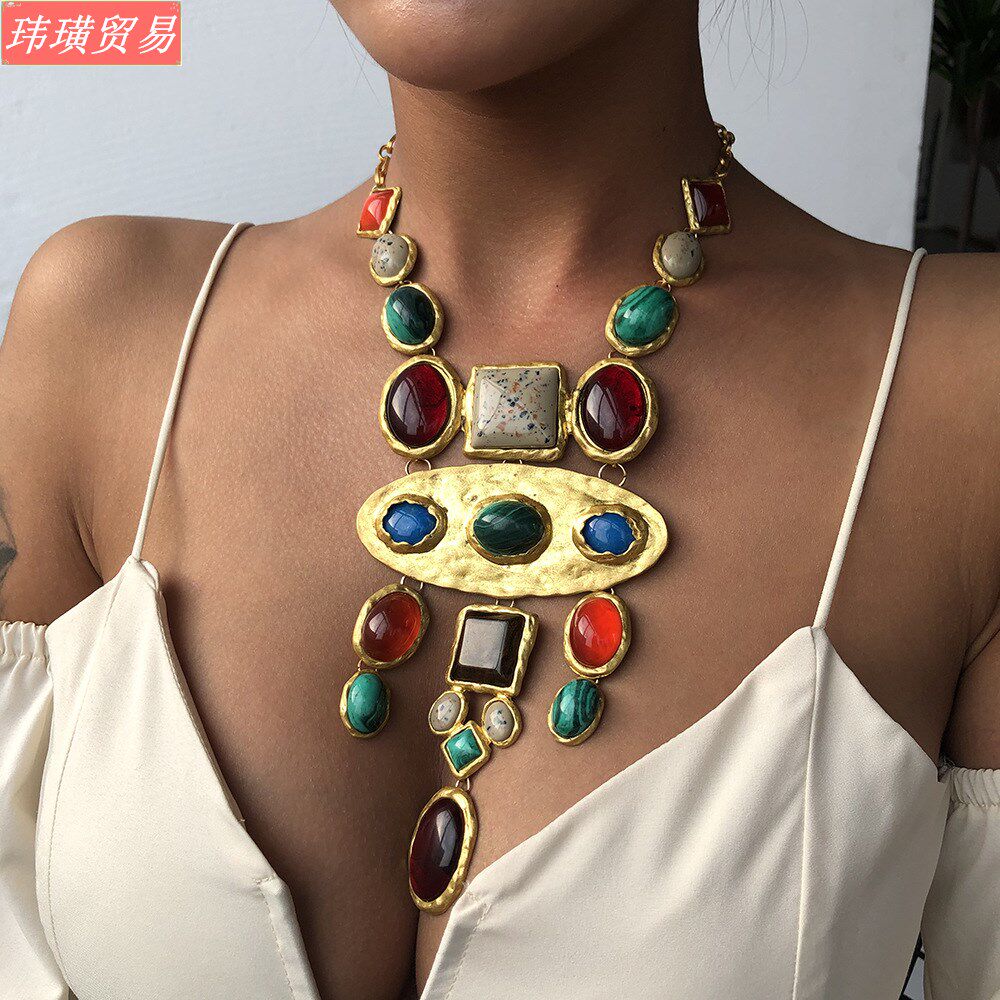 European American Atmospheric Necklace Ethnic Style choker