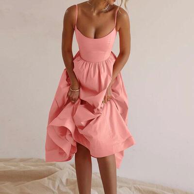 Clothes Summer Dresses Women Dress Boho Shirts Satin Prom