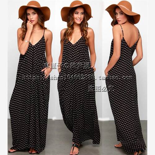 Sexy Women Summer Boho Long Maxi Evening Party Dress Chiffon