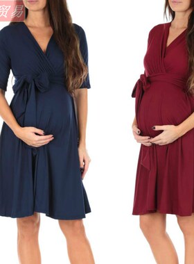2020女装拼接哺乳衣孕妇连衣裙Nursing dress maternity dress
