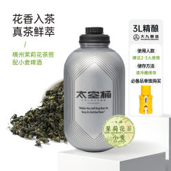 大九酿造 九窨茉莉花茶小麦 国产大九精酿比利时啤酒鲜啤茶香白啤