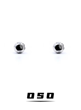 破损钻石 原创小众设计周雨彤银饰养耳洞防过敏耳饰饰品耳钉