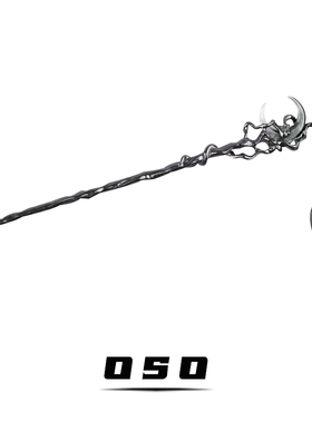 黑色发簪原创新中式国风辣妹月亮发饰小众冷淡风