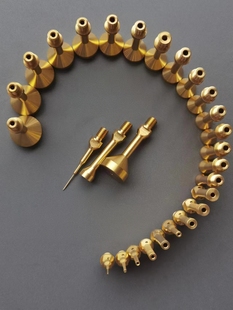 走心机背轴出水顶针弹出头津上B020加长斯大黄铜M8M10M5M6M12螺纹