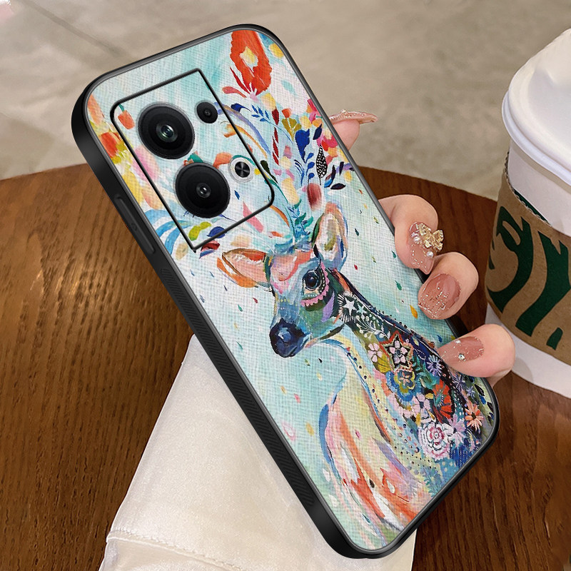 适用于opporeno9手机壳9pro+卡通格纹opopRneo8麋鹿8por女新款Ren07全包7se防摔创意网红个性潮牌超薄保护套属于什么档次？