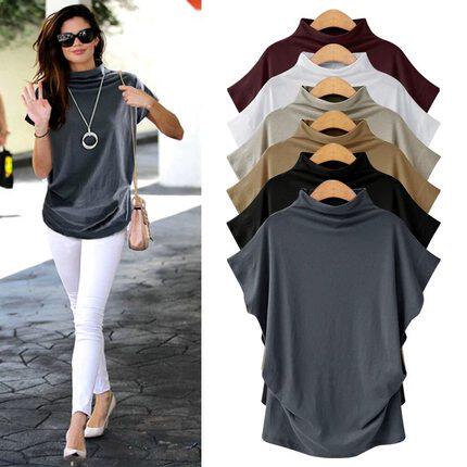 summer lady t-shirts women shirt blouse 宽松打底衫上衣T恤女