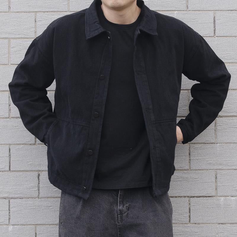 menclothes秋冬季黑色牛