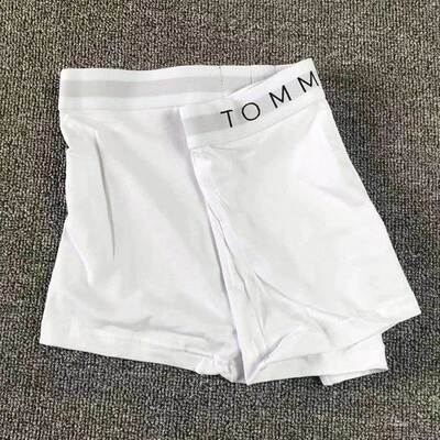 Tommy solid color men's underwear cotton boxer boxer bri1