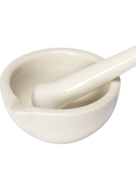 闽玻 陶瓷研钵实验室乳钵加厚研磨碗60/80/100/130/160mm