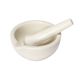 闽玻 陶瓷研钵实验室乳钵加厚研磨碗