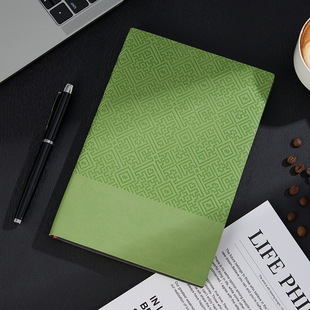 a5国风笔记本本子定制可印logo礼盒套装2025新款工作办公商务高档考研高颜值实用型压印皮质送礼横线记事本