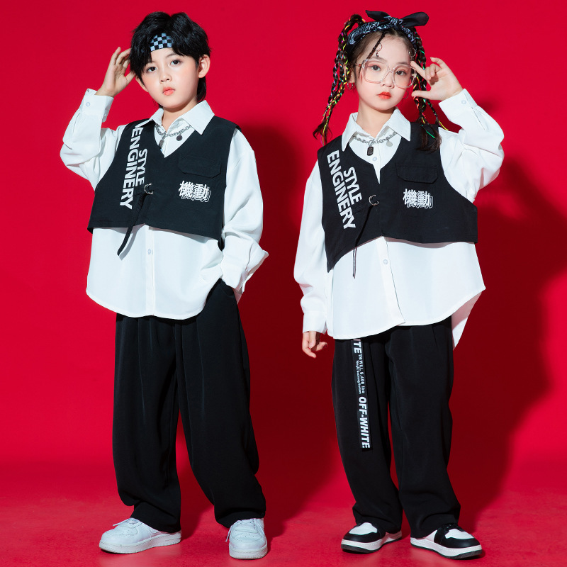 儿童街舞服嘻哈套装表演服