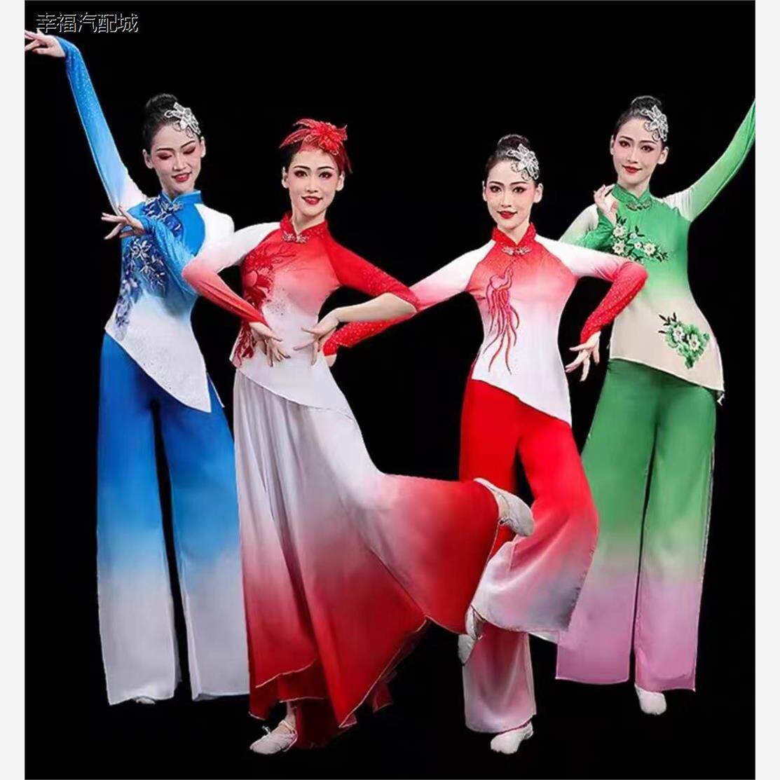 古典舞蹈演出服中国风女