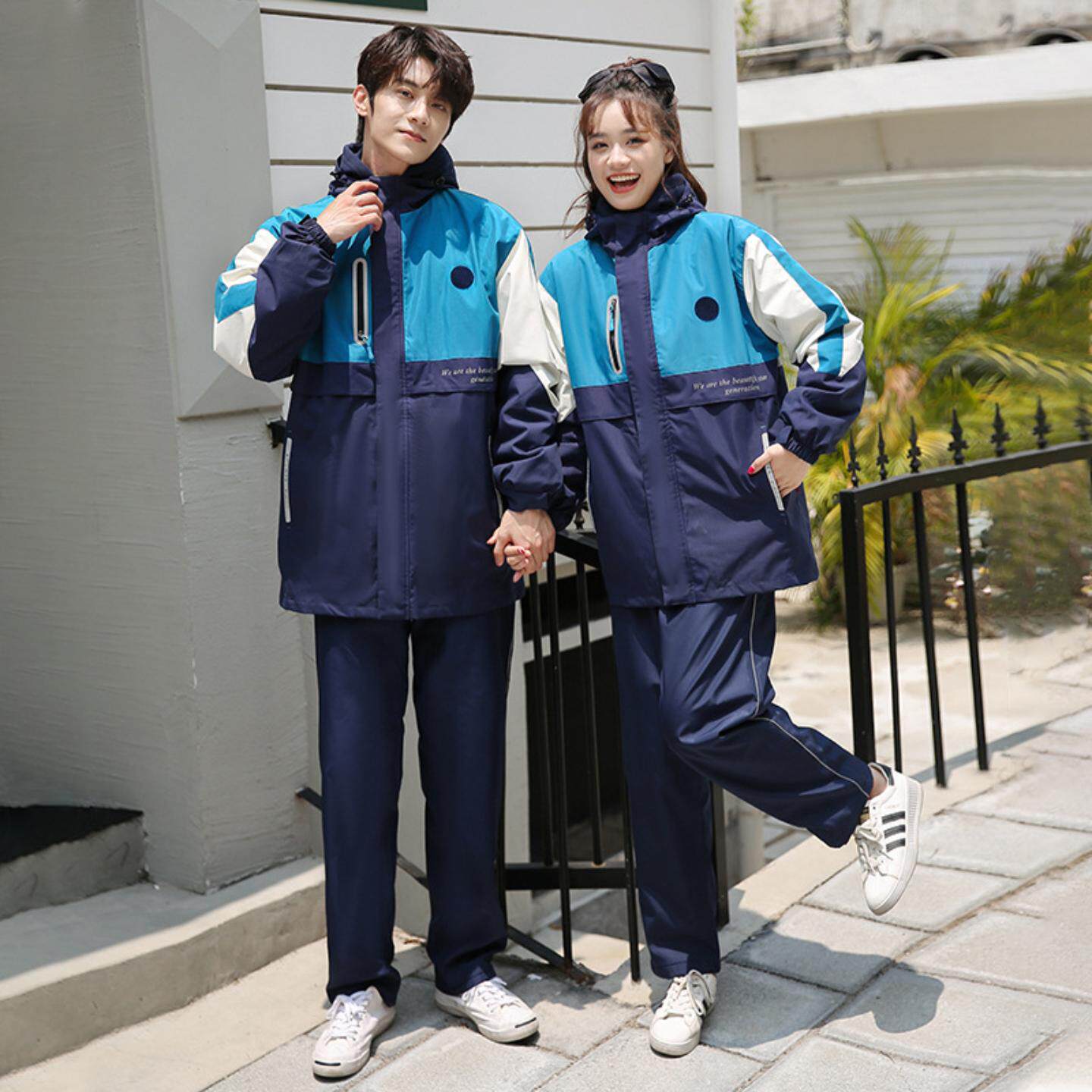 中学生三合一冲锋衣校服