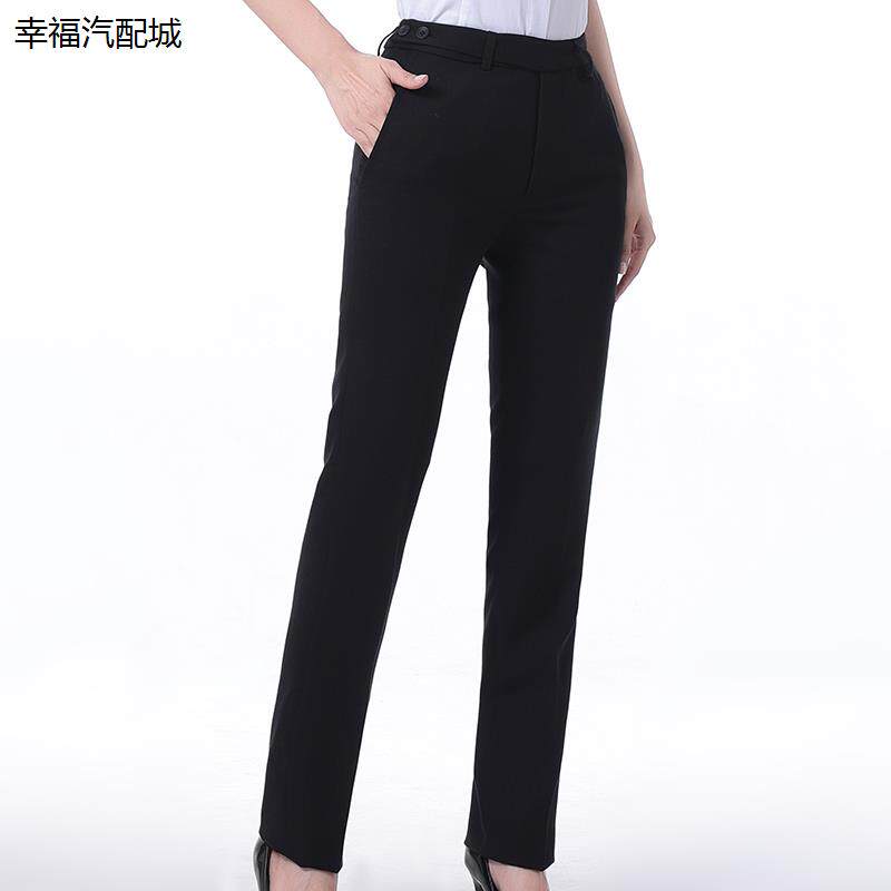 中信女西裤工装裤子同款黑色