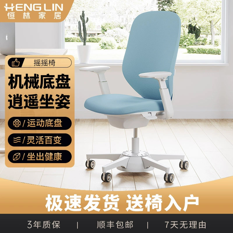 恒林人体工学3D健康椅办公椅家用舒适学习写字转椅靠背卧室电脑椅