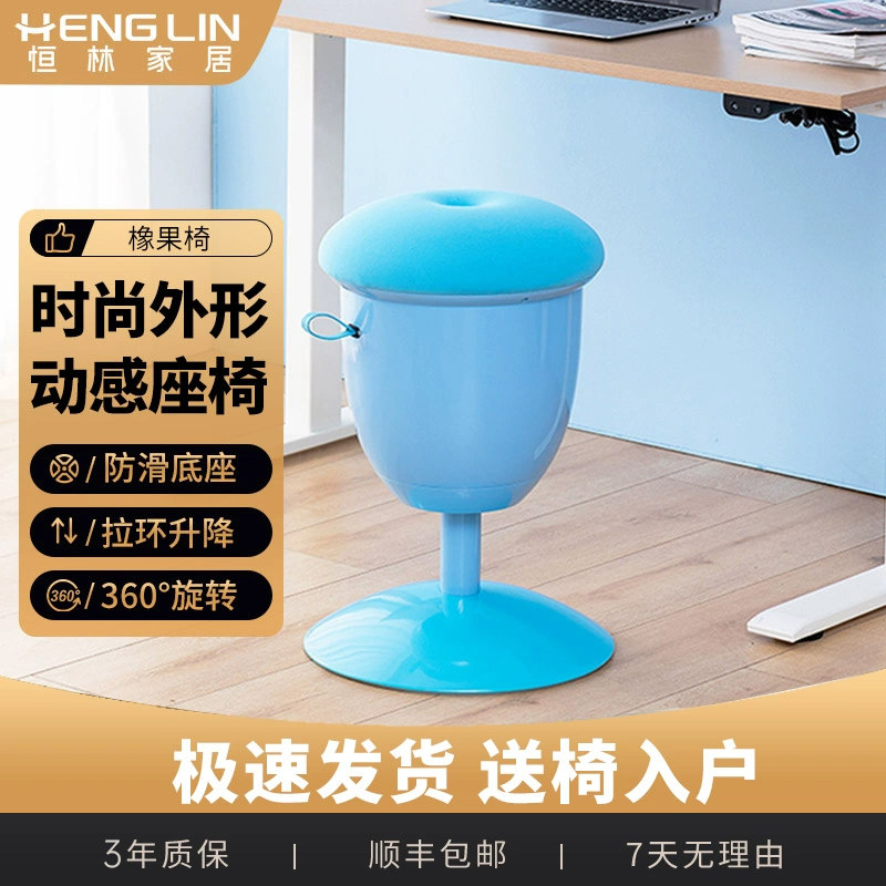 恒林果冻椅扭动座椅趣味小椅子居家休闲椅电脑椅旋转升降书桌椅