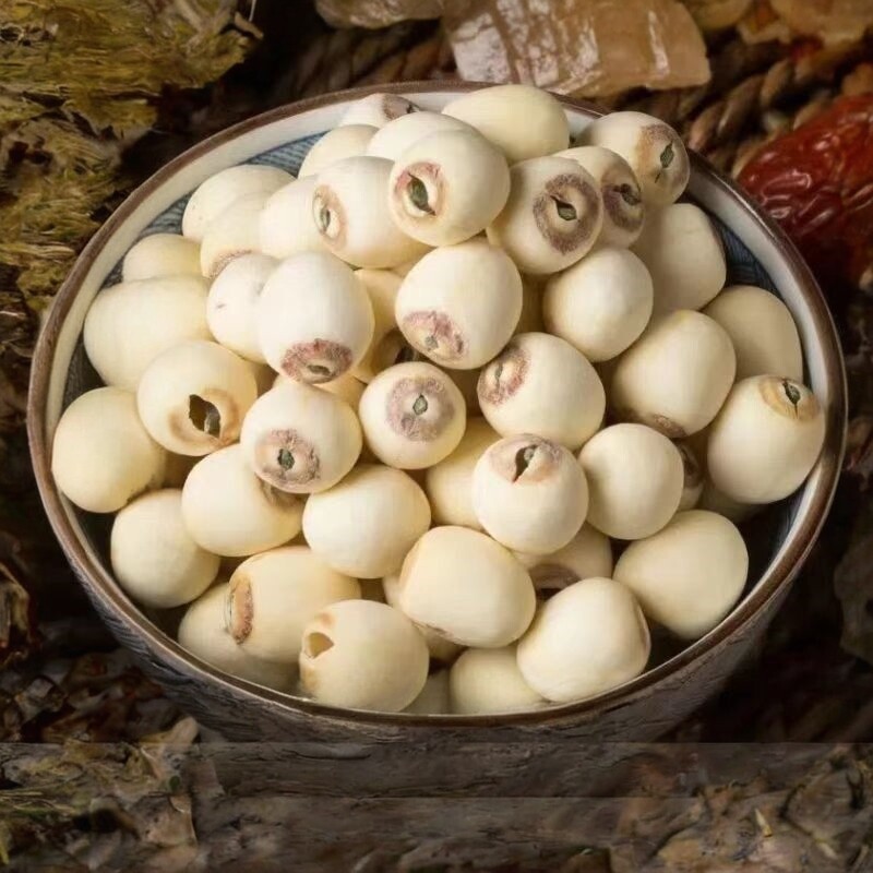 湖南湘潭莲子干货有芯去芯粉糯易煮无硫食用去通芯无硫优质莲子
