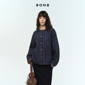 8ON8薄手工绗缝棉外套2025冬季 新款 简约设计感通勤休闲外搭上衣女