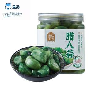 盒马老北京腊八蒜400g山东紫皮大蒜无人工色素防腐剂泡蒜头下饭菜