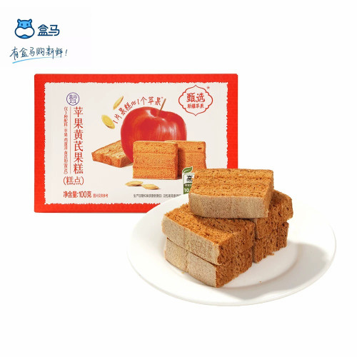 盒马苹果黄芪果糕0脂肪100g