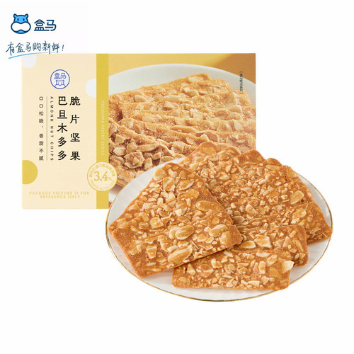 盒马脆片坚果巴旦木多多80g