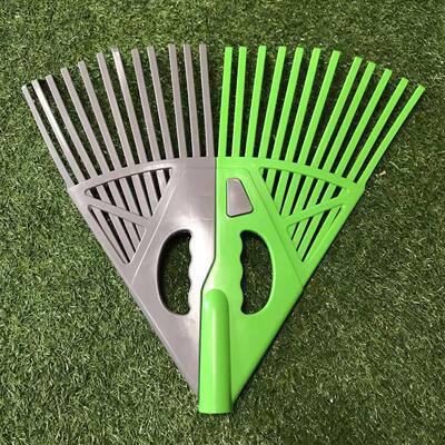 跨境园林工具花园2合1手持拼接草耙树叶草耙Leaf Rake Grabber