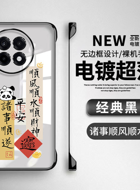 适用一加Ace5手机壳1+Ace5Pro新款至尊版电镀无边框3v透明硬壳oneplus保护套1加Ace2全包防摔Pro外壳竞速男女