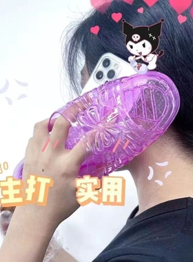 水晶拖鞋X90S适用X100vivox200手机壳20s19凉鞋18大脚17最丑IQOONEO10/9Spro+离谱y300搞怪炸裂78奇葩77沙雕