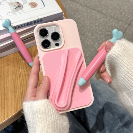 小酒窝同款适用oppofindx9pro带触屏笔x8软壳reno14手机壳k13turbo支架12可爱x7女海莉a3i硅胶a5pro冬季6防寒