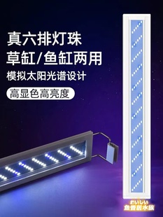 LED鱼缸水草灯鱼缸灯水族箱led灯小型节能防溅水照明灯爆藻支架灯