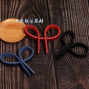 弓把护弓绳美猎传统反曲射箭护弓绳防掉弓腕绳进口小牛皮柔软舒适